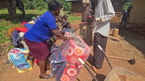 Leah & Omungu’s house concreted, clothes for Jo & Ramsey, bedding & a basket, JOYOUS MOMENT (Sept 18th 2024)