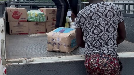 First Batch of Widows’ Baskets (50) - this year we plan to give 200 baskets